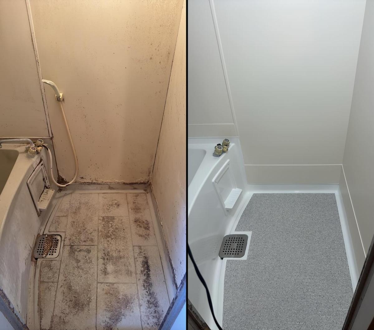 浴室を生まれ変わらせる、驚きのリメイク術!!プロの技で蘇る快適バスルーム 浦安市施工事例