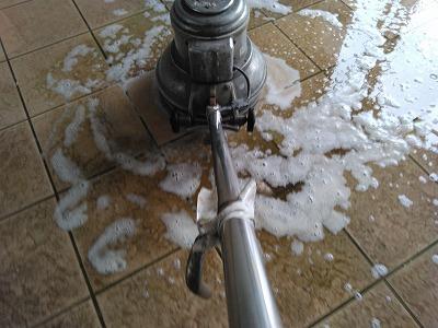 タイネックスブラシにて洗浄しました